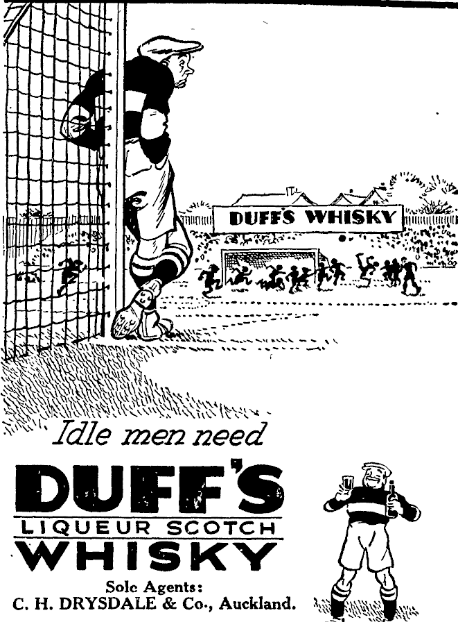 idle men need duff's whisky 